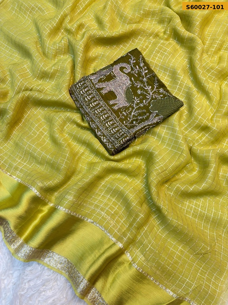 Fancy Viscose Georgette Saree