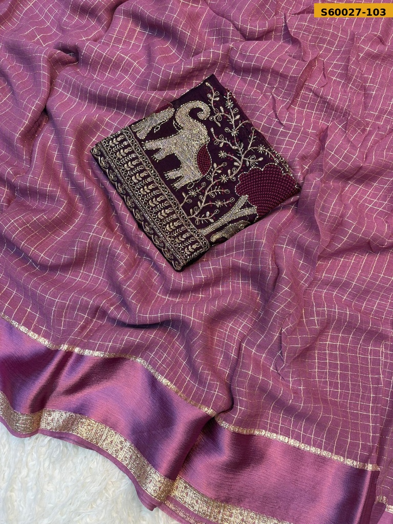 Fancy Viscose Georgette Saree