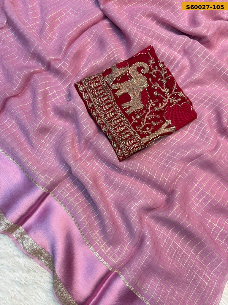 Fancy Viscose Georgette Saree