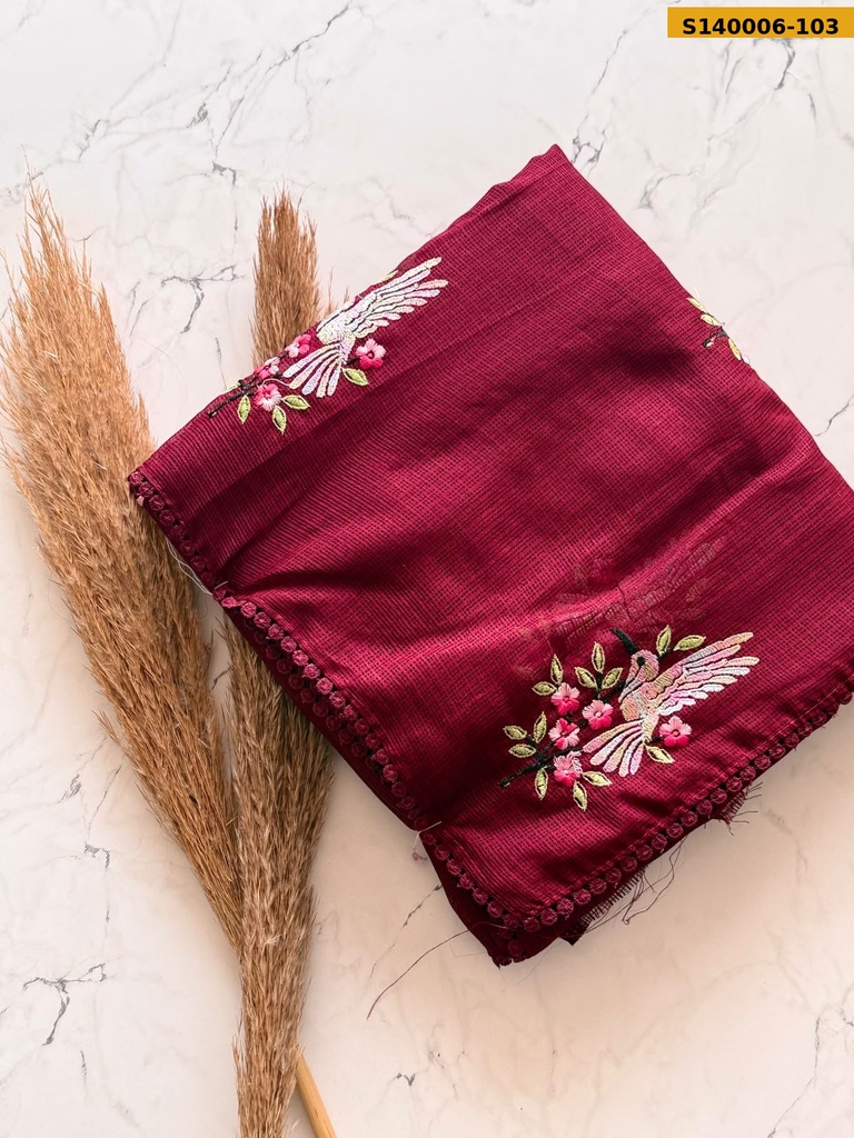 Fancy Kota Doriya Silk Saree
