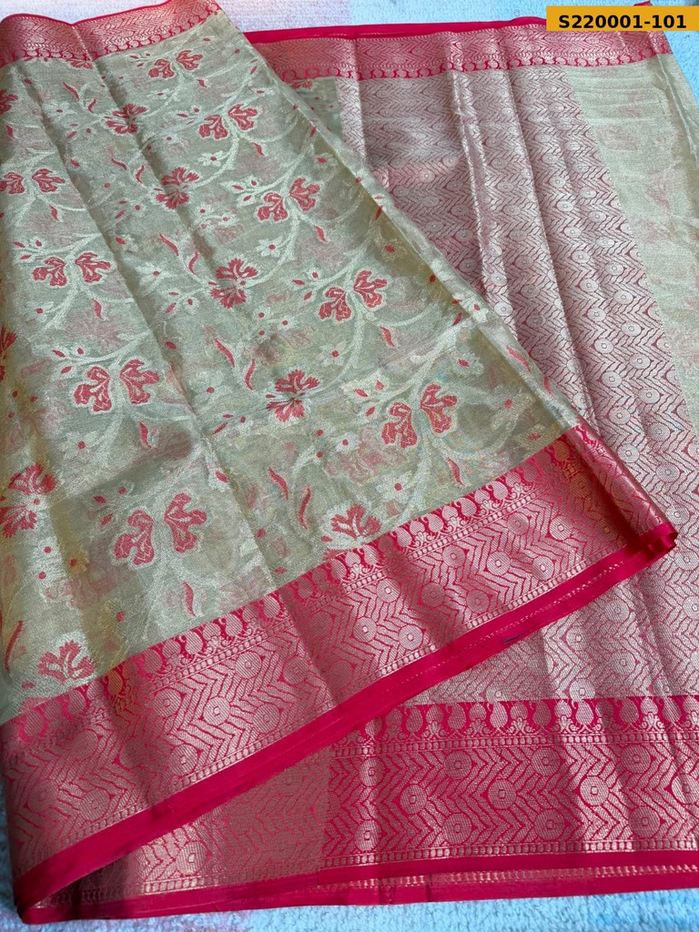 Fancy Banarasi Tissue Silk Saree