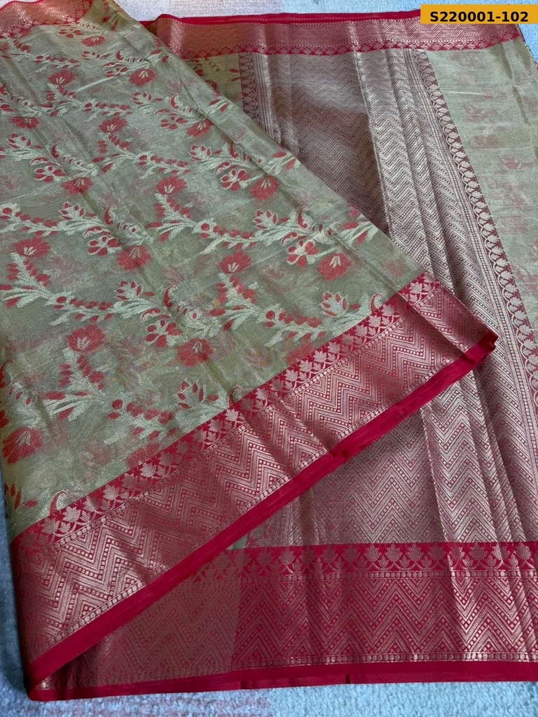 Fancy Banarasi Tissue Silk Saree