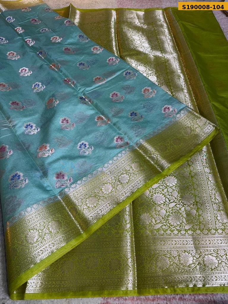 Fancy Banarasi Semi Dupion Soft Saree