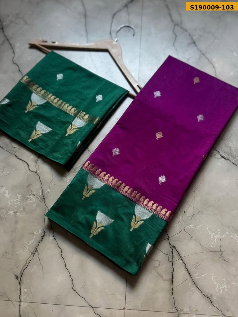 Banarasi semi katan soft silk Saree