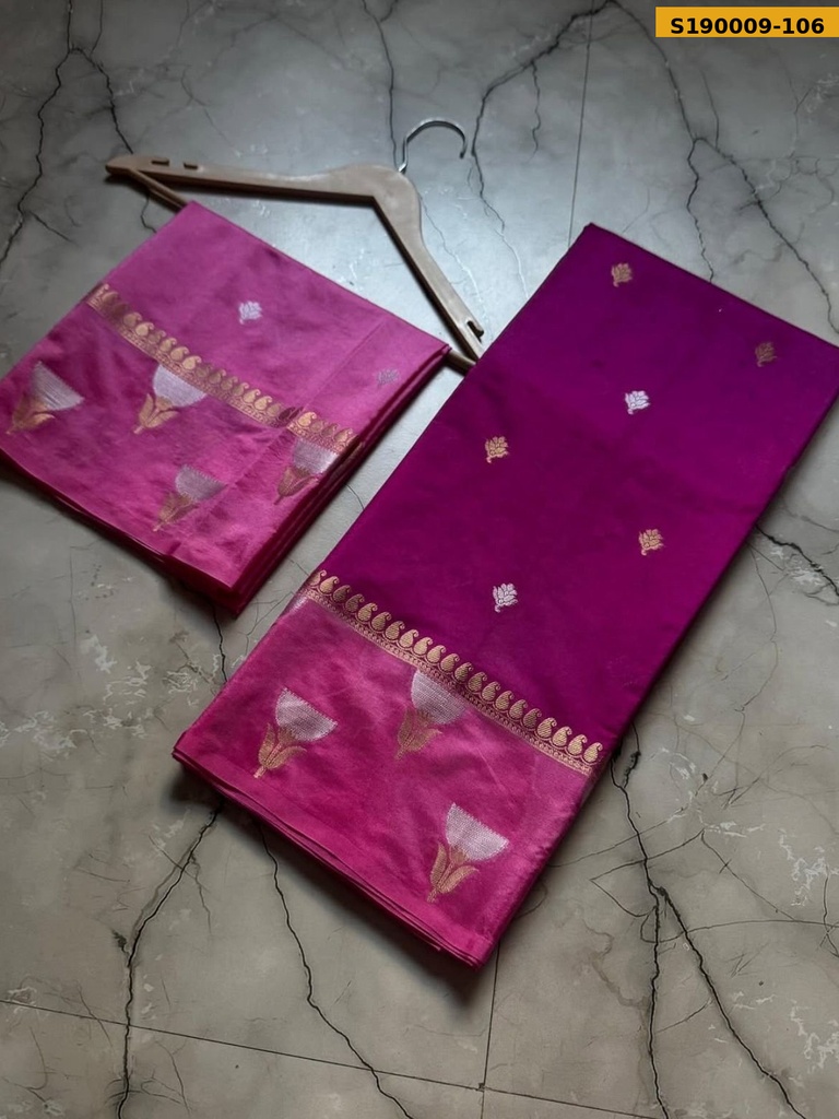 Banarasi semi katan soft silk Saree