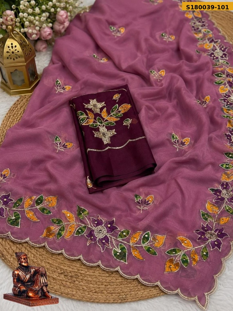 Fancy Star Georgette Saree