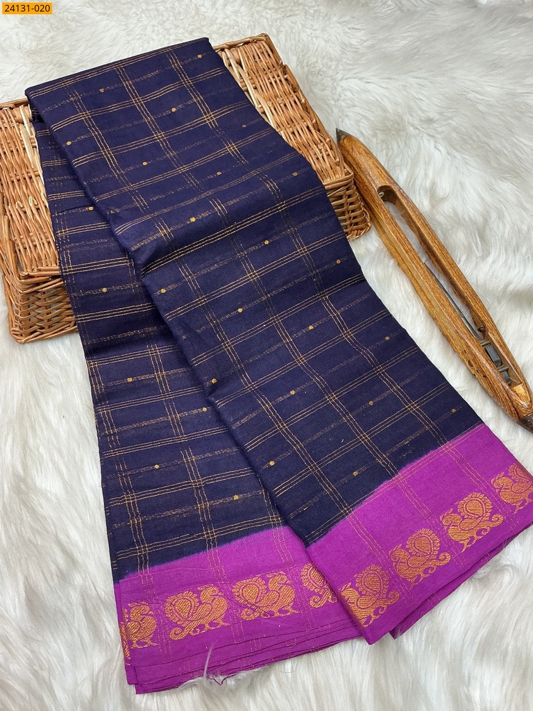 [24131-020] Sungudi Pure Cotton Saree (24131-020)