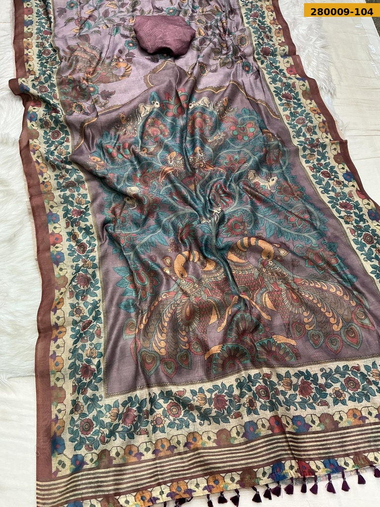 Fancy Mor Bagh Chanderi Silk Sarees
