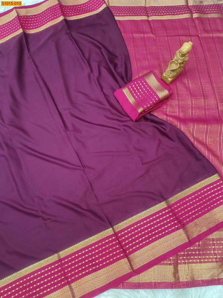 Mysore Crepe Silk Sarees