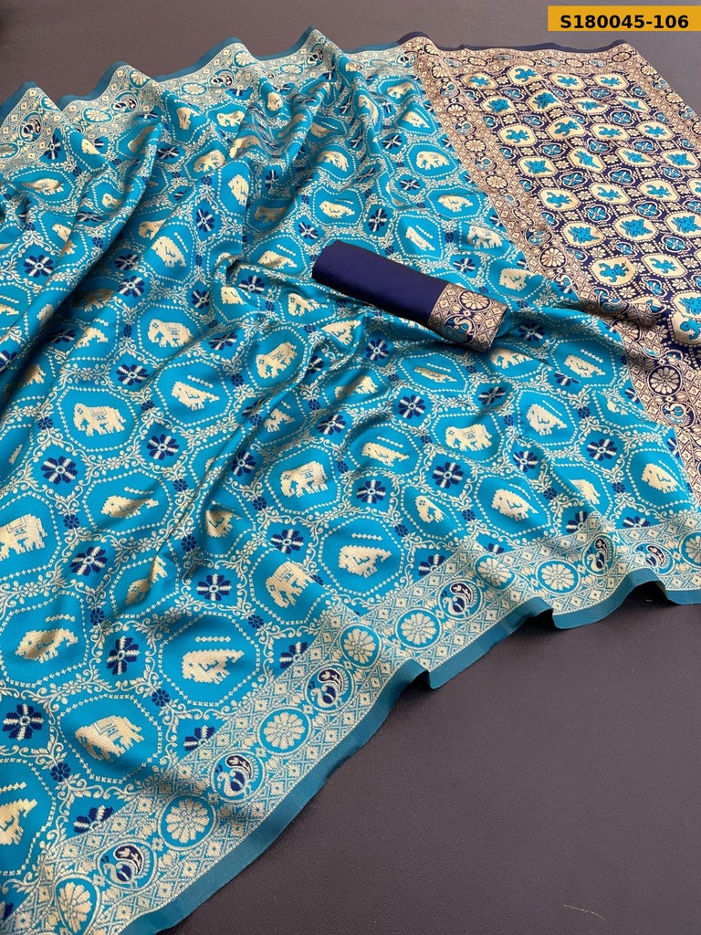 Fancy Banarasi Soft Silk Saree