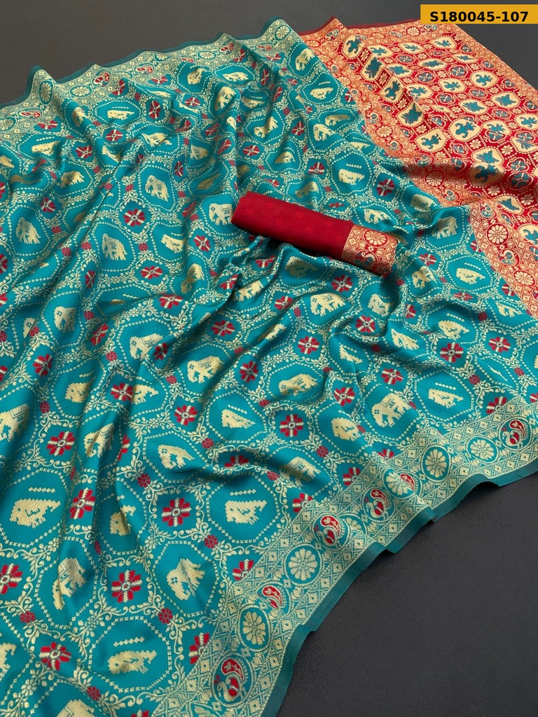 Fancy Banarasi Soft Silk Saree