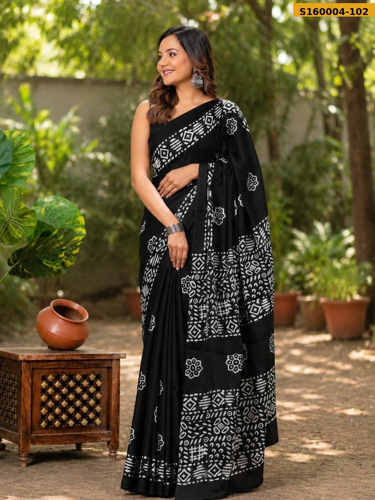 Fancy Mulmul Cotton Saree