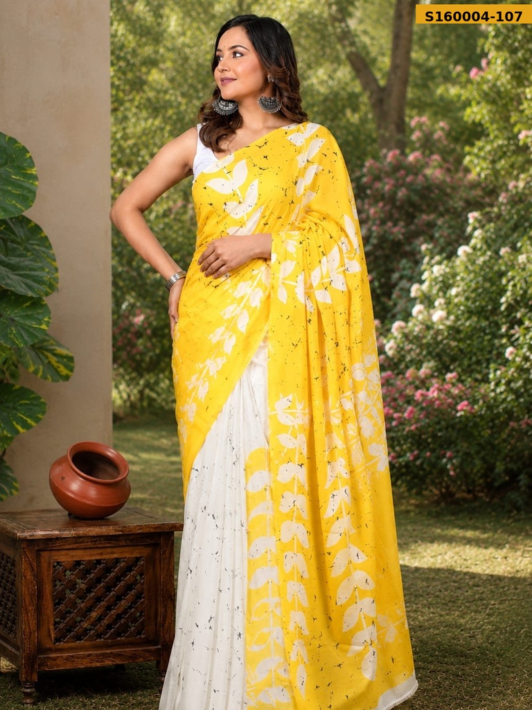 Fancy Mulmul Cotton Saree