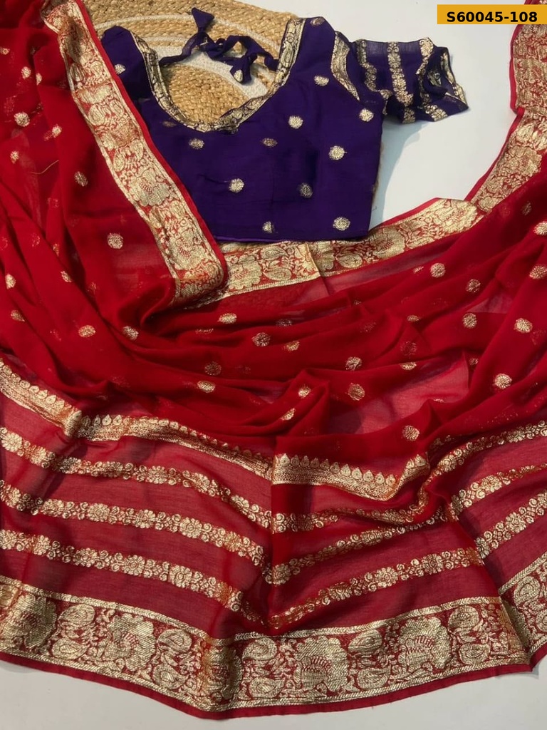Fancy Viscose Georgette Saree