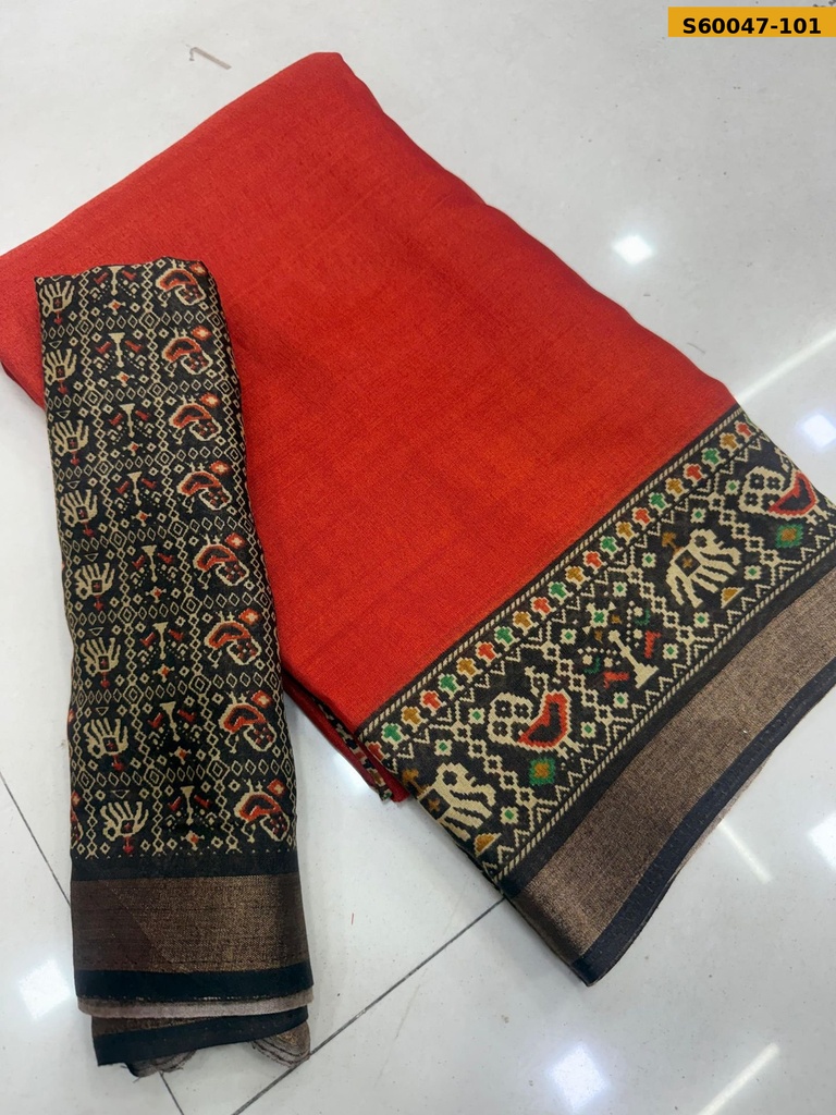 Fancy Mulcotton Saree
