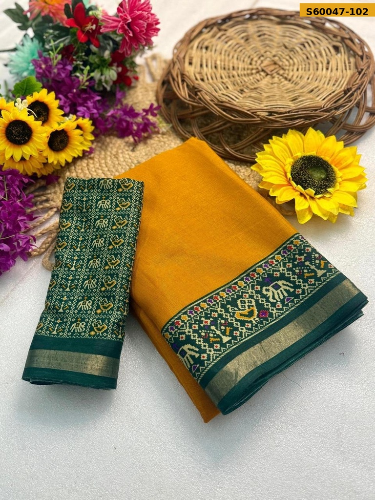 Fancy Mulcotton Saree