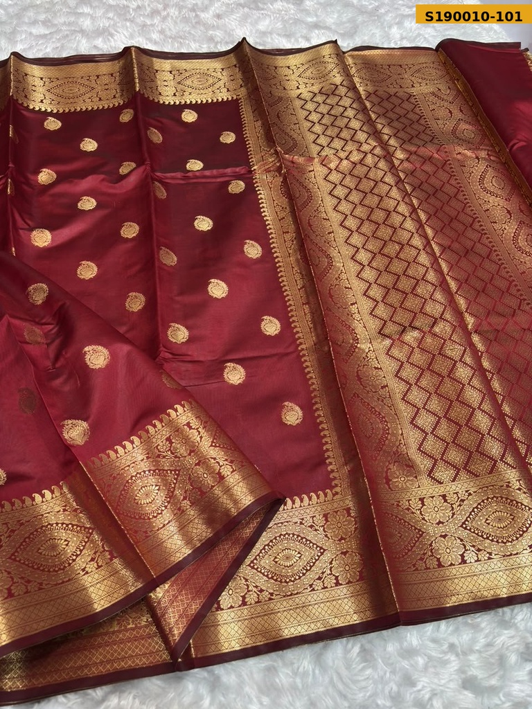 Fancy Banarasi Katan Soft Silk Saree