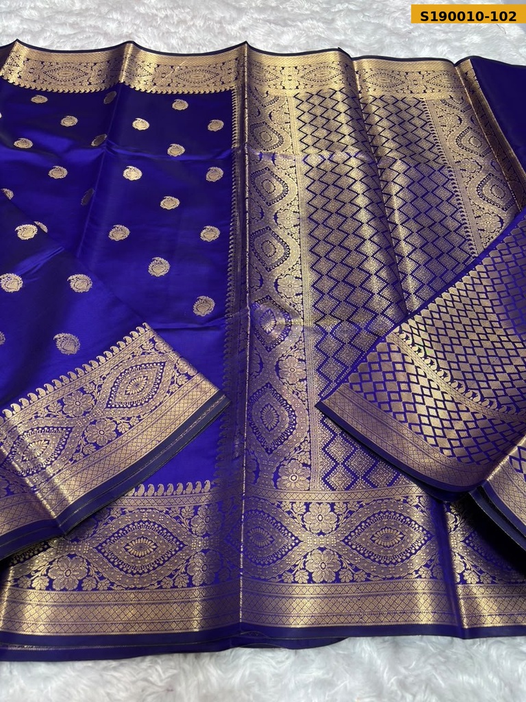 Fancy Banarasi Katan Soft Silk Saree