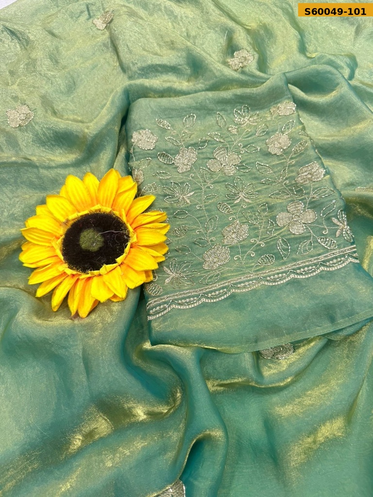 Fancy Rangoli Crush Saree