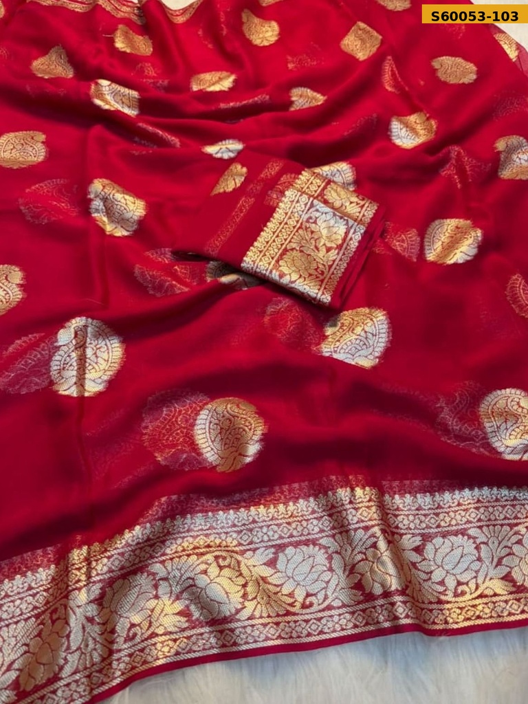 Fancy Viscose Georgette Saree