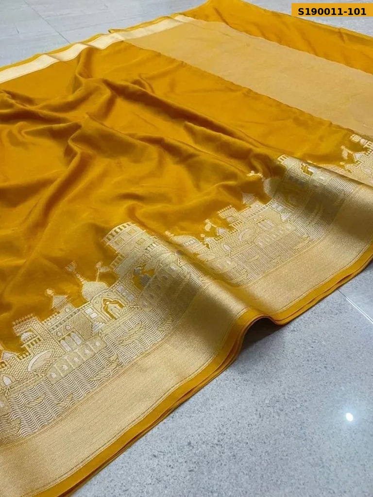Fancy Banarasi Soft Warm Silk Saree