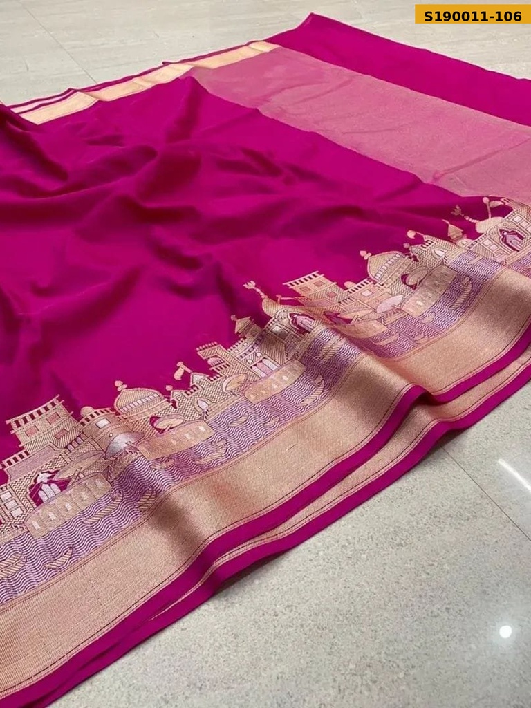 Fancy Banarasi Soft Warm Silk Saree