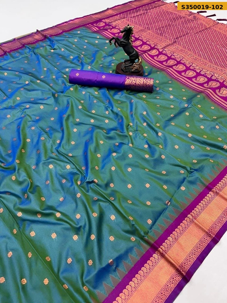Fancy Kanji Gadwal Silk Saree