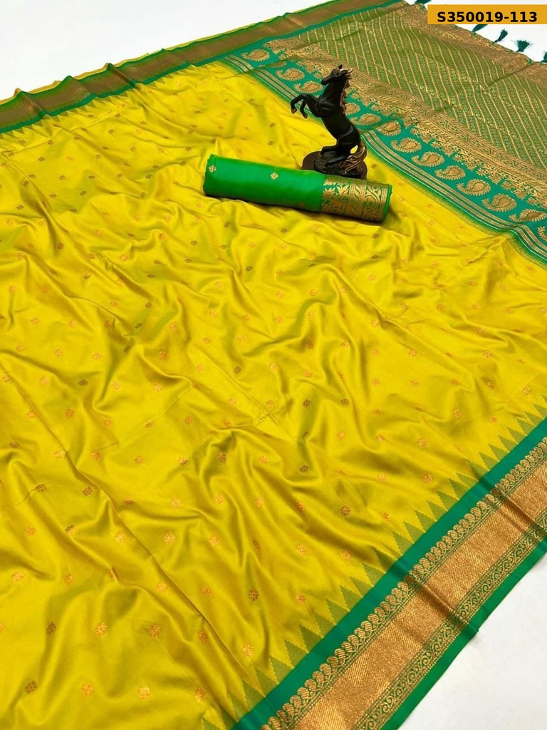 Fancy Kanji Gadwal Silk Saree