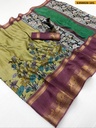 Fancy Semi Tusser Silk Saree