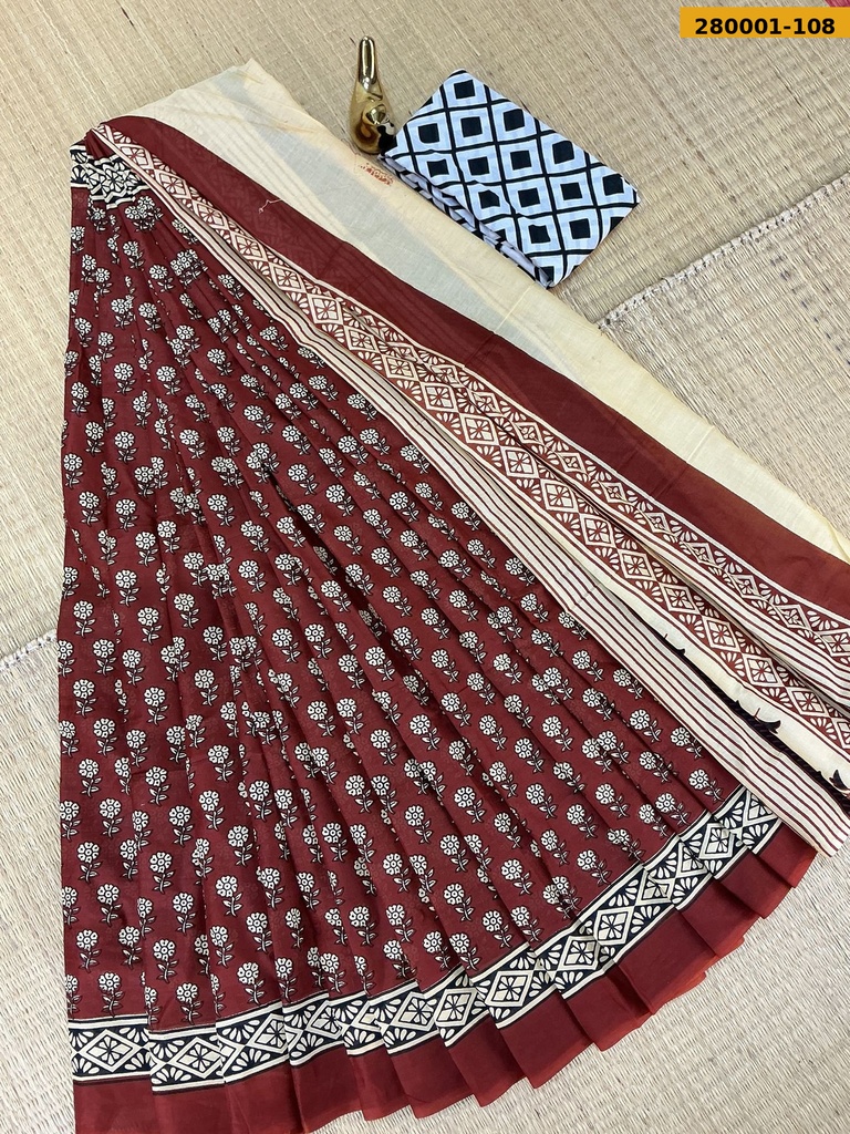 Pure Mulmul cotton Sarees