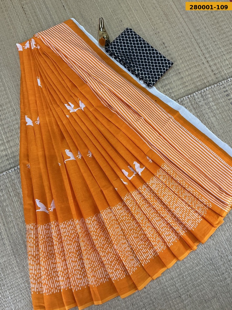 Pure Mulmul cotton Sarees