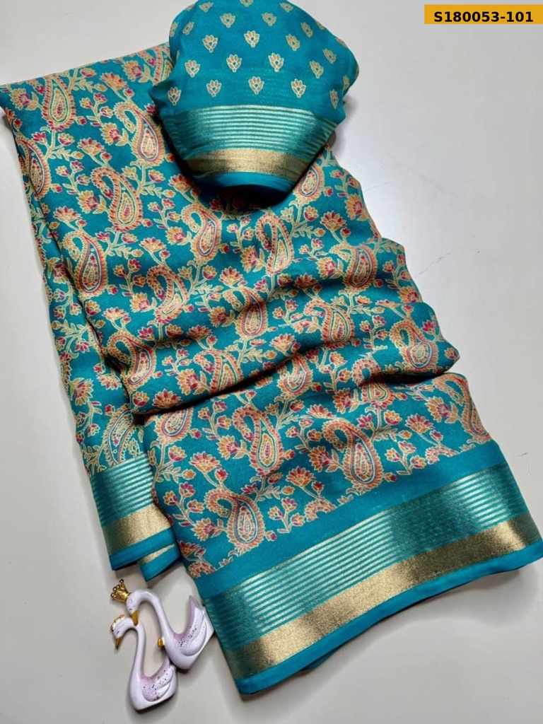 Fancy Soft Marshmallow Saree
