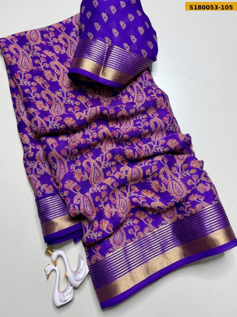 Fancy Soft Marshmallow Saree