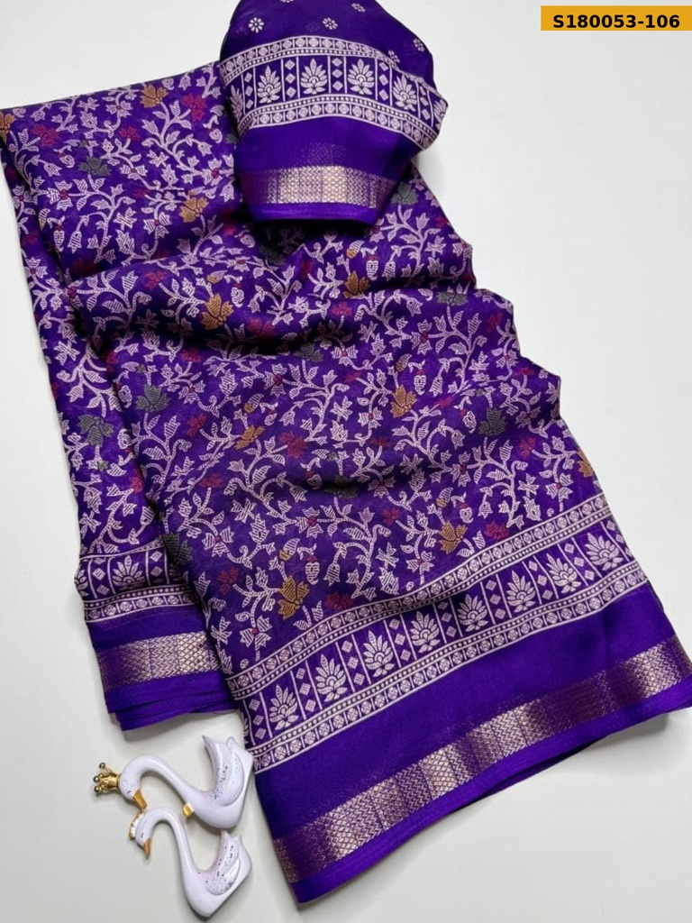 Fancy Soft Marshmallow Saree