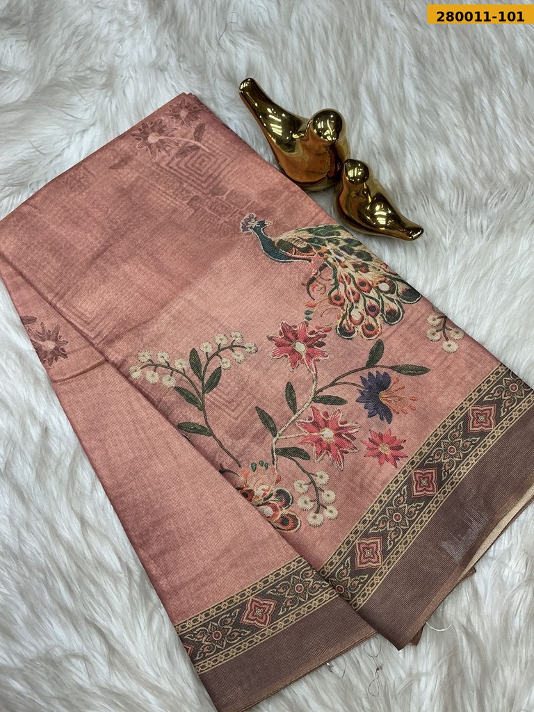 Fancy Shikha Cotton Tissue silk saree