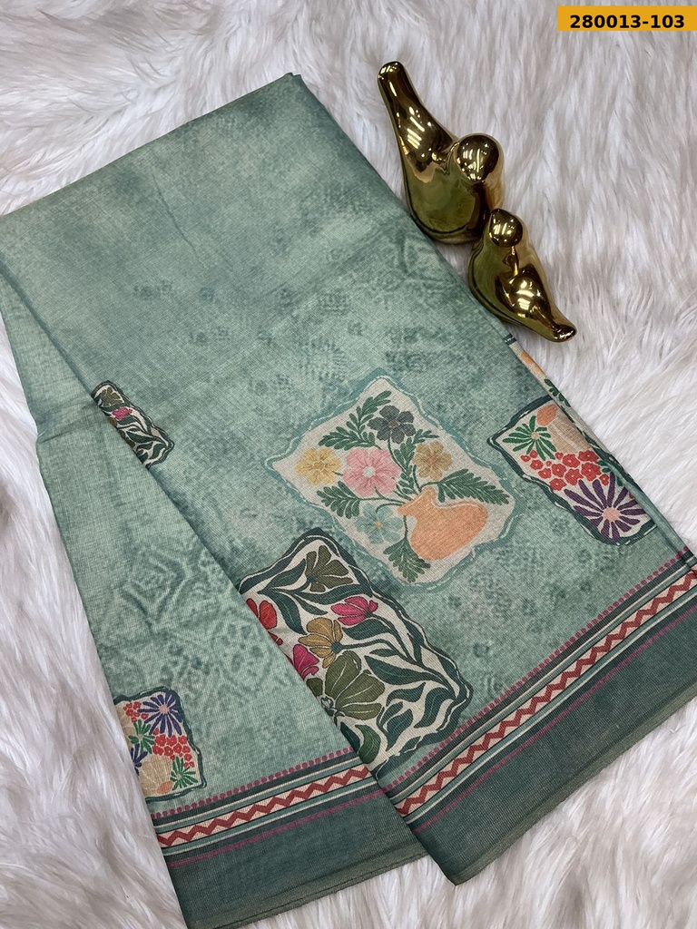 Fancy Shikha Cotton Tissue silk saree