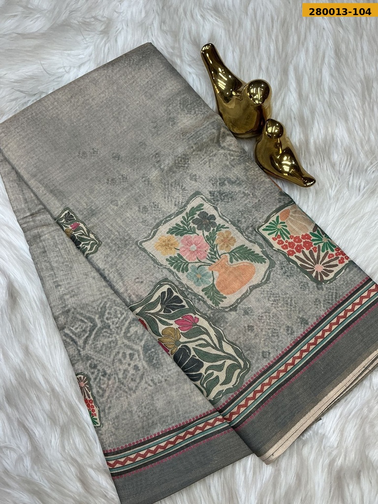 Fancy Shikha Cotton Tissue silk saree