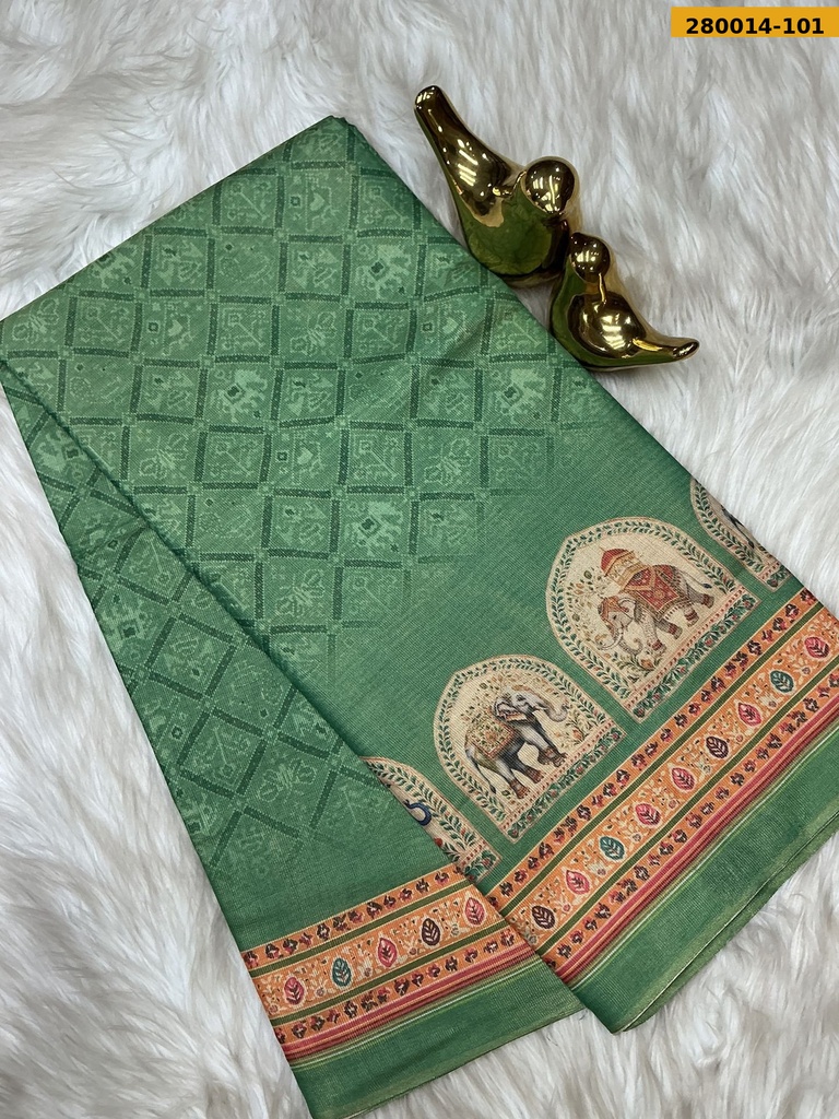 Fancy Shikha Cotton Tissue silk saree