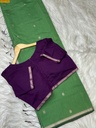 Maheswari Cotton sarees with stitched blouse
