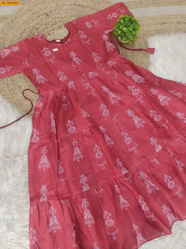 Fancy Cotton printed Maxi Gown