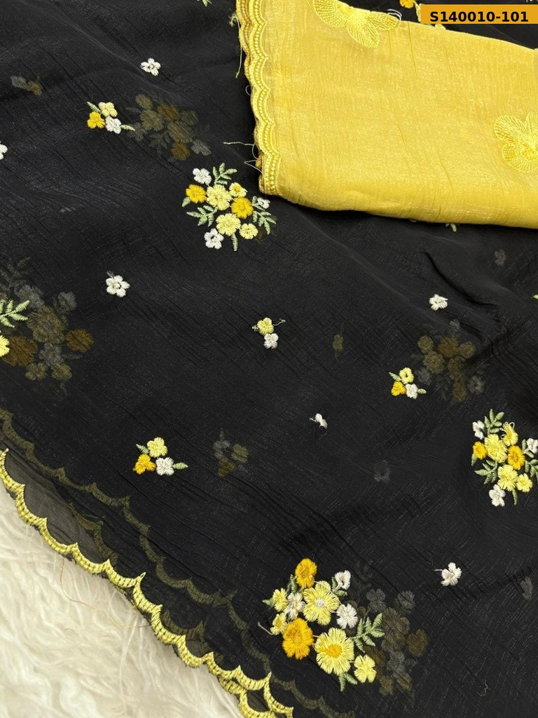 Fancy Crunchy Silk Sarees