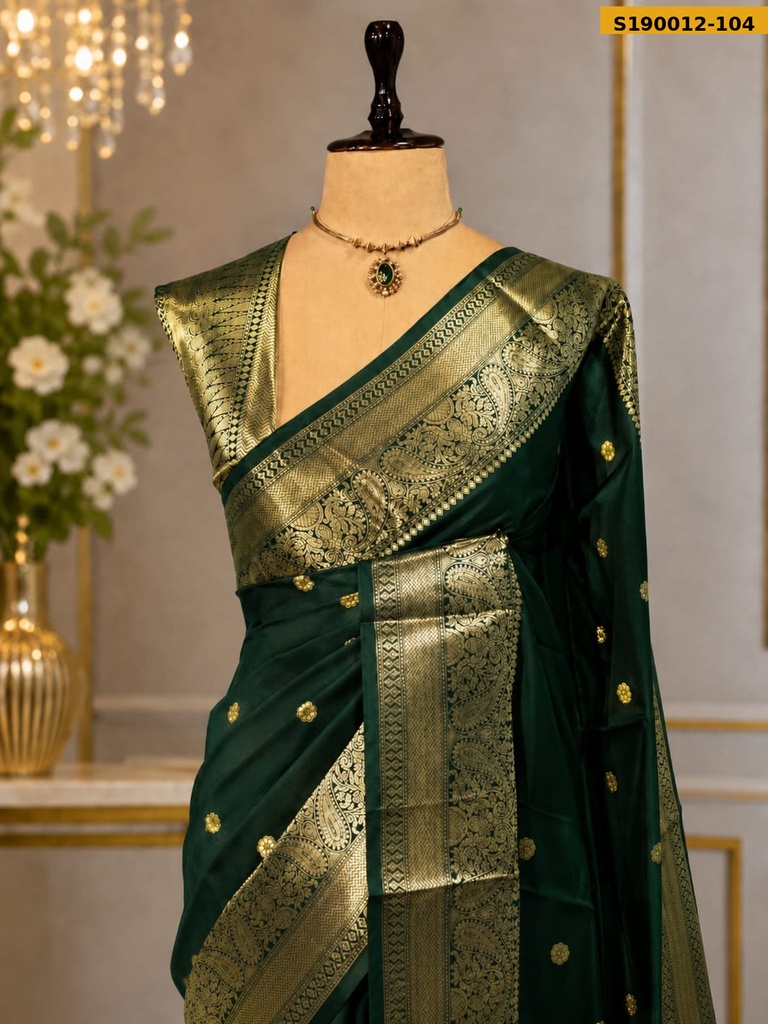 Fancy Banarasi Katan Soft Silk Saree
