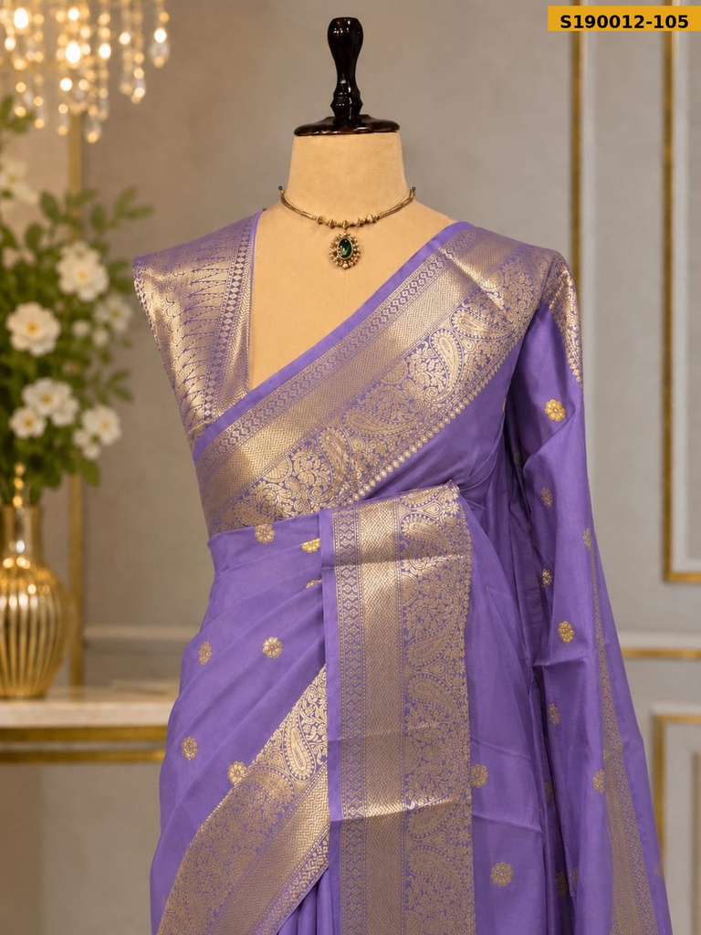 Fancy Banarasi Katan Soft Silk Saree