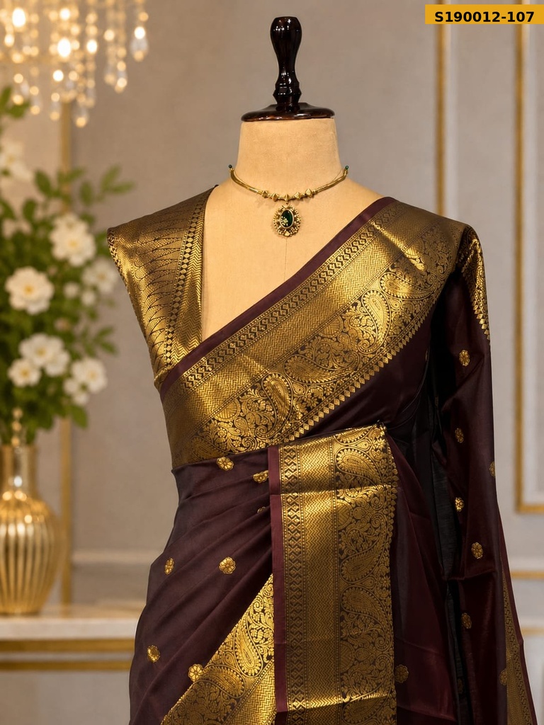 Fancy Banarasi Katan Soft Silk Saree