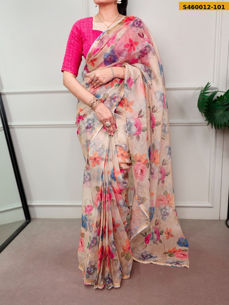 Fancy Kota Doria Saree