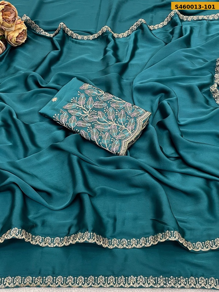 Fancy Japan Satin Saree