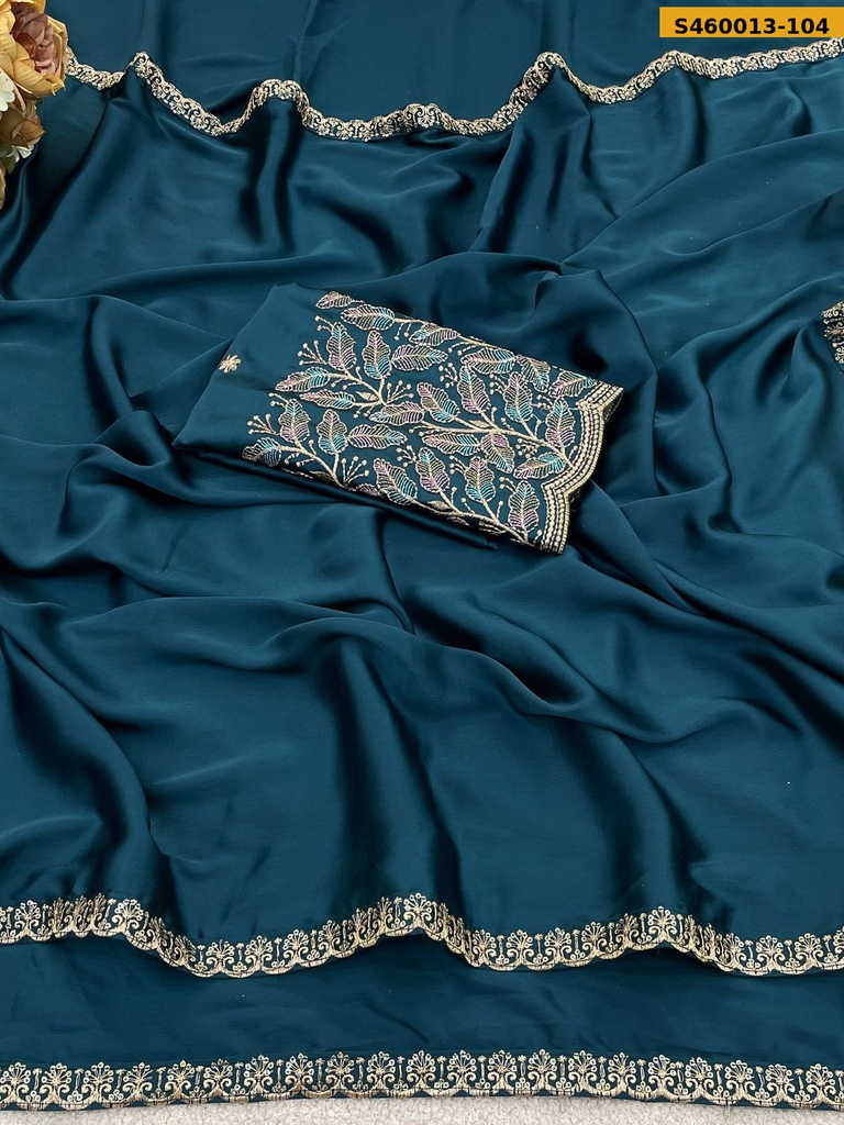 Fancy Japan Satin Saree