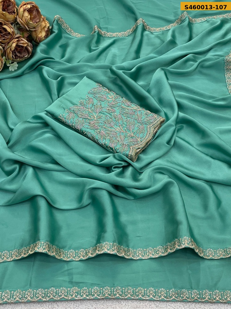 Fancy Japan Satin Saree