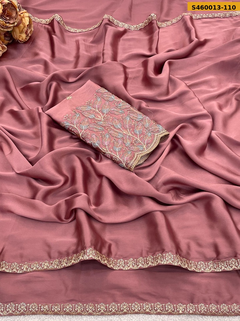 Fancy Japan Satin Saree
