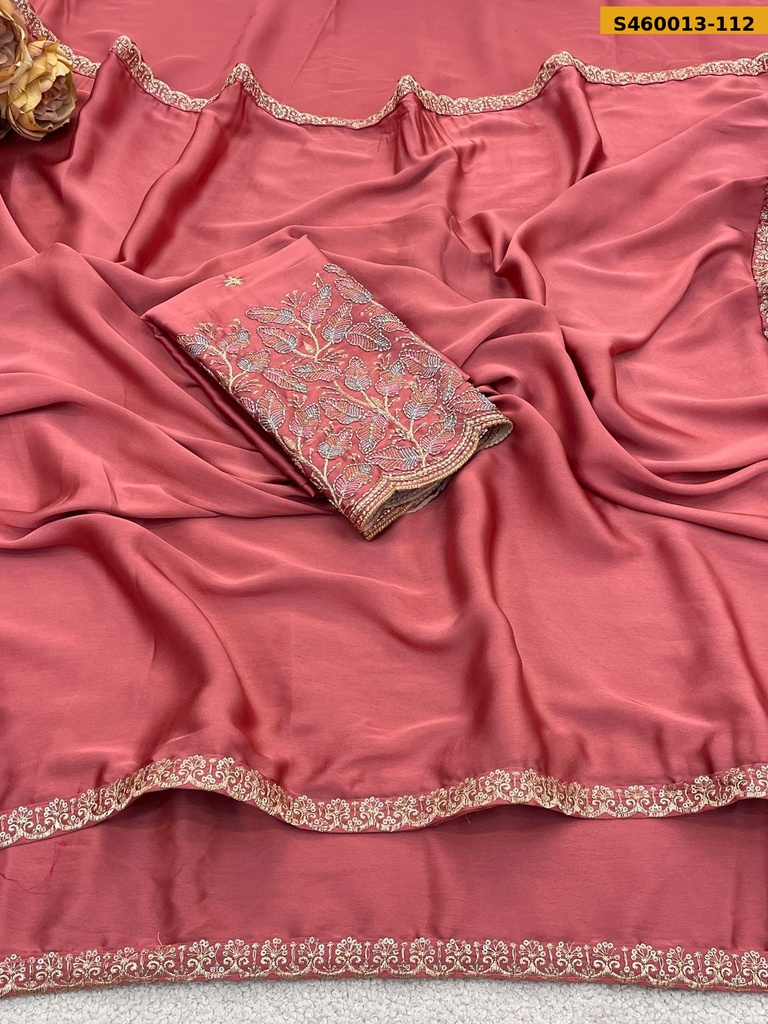Fancy Japan Satin Saree